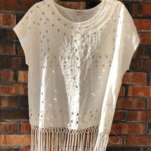 Lucky brand top/beach cover up. Size S